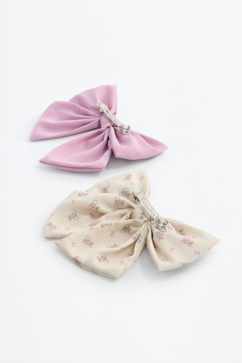 2-Piece Contrast Bow Set