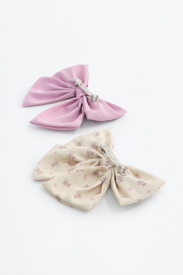 2-Piece Contrast Bow Set