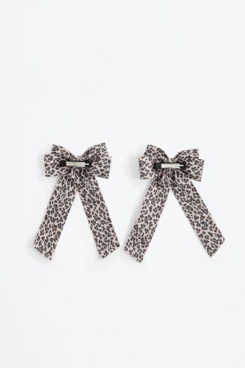 Set of 2 Large Bow Hair Clips