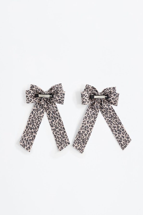 Set of 2 Large Bow Hair Clips