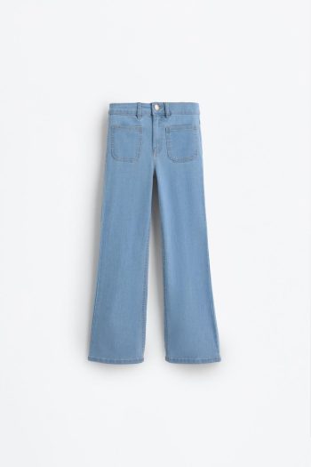 Pocket Flared Jeans