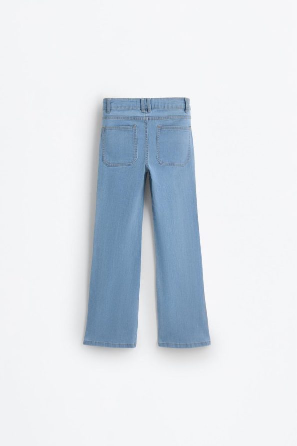 Pocket Flared Jeans