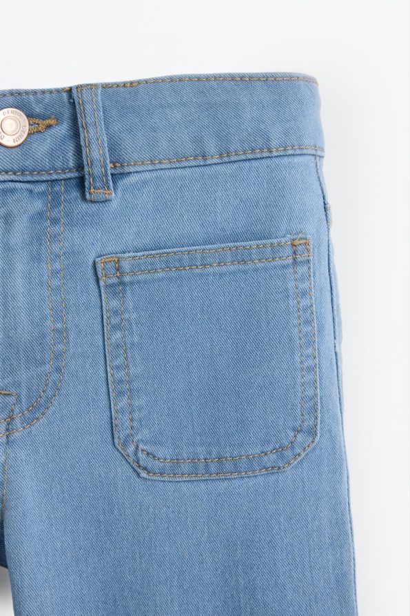 Pocket Flared Jeans