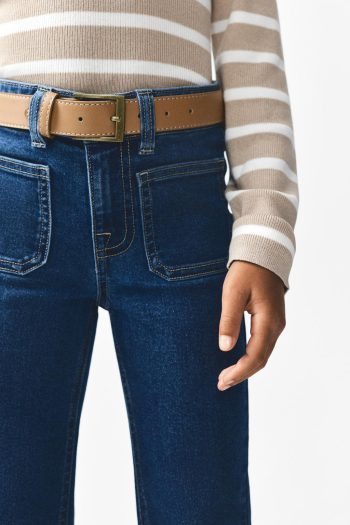 Pocket Flared Jeans