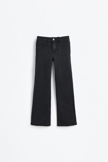Pocket Flared Jeans