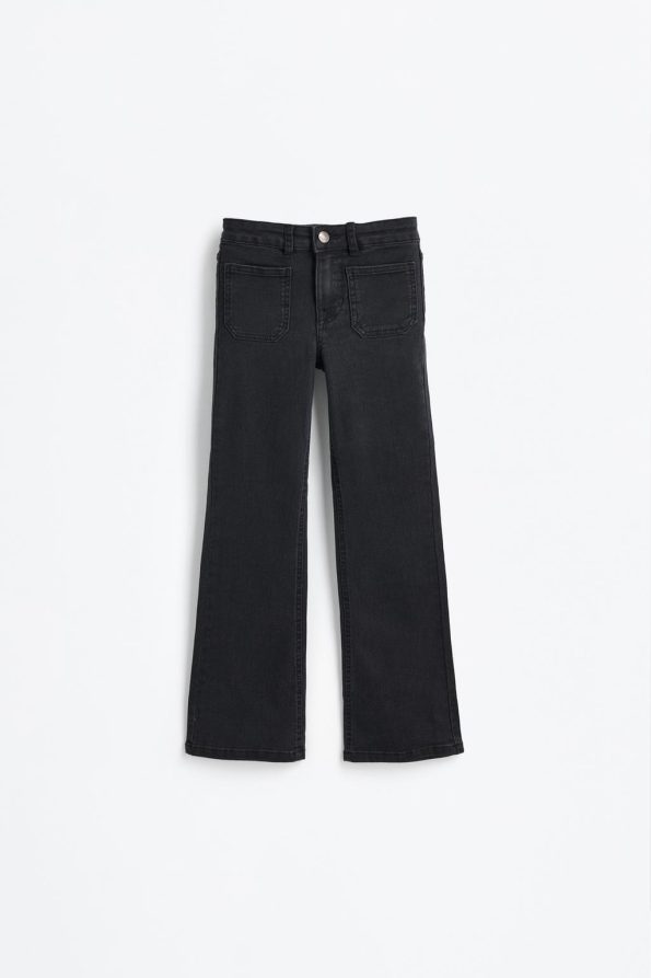 Pocket Flared Jeans