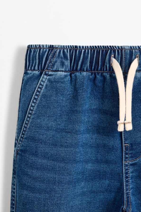 Adjustable Contrast Lace Jogger Jeans