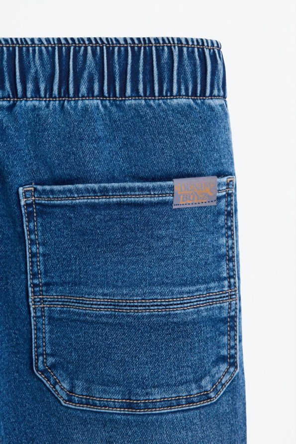 Adjustable Contrast Lace Jogger Jeans