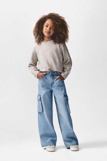 Wide Leg Cargo Jeans