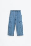Wide Leg Cargo Jeans