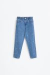 Embroidered Mom Fit Jeans