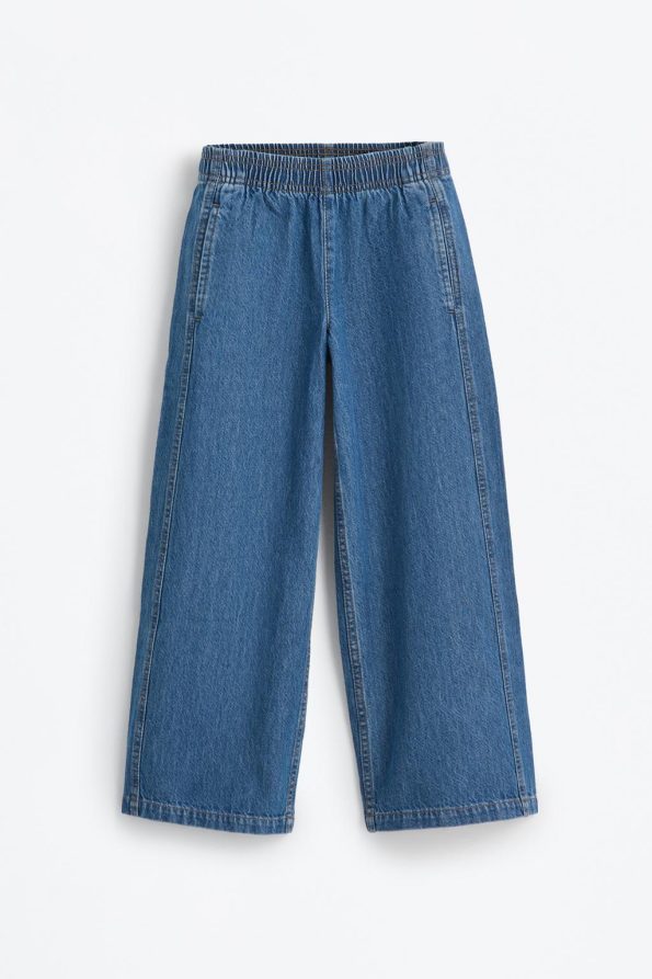 Wide Leg Lightweight Jeans