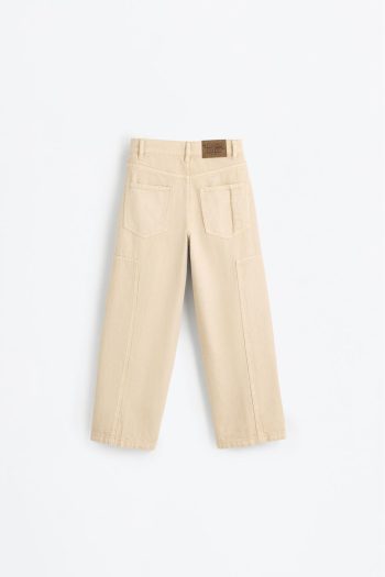 Stitched Wide Leg Jeans