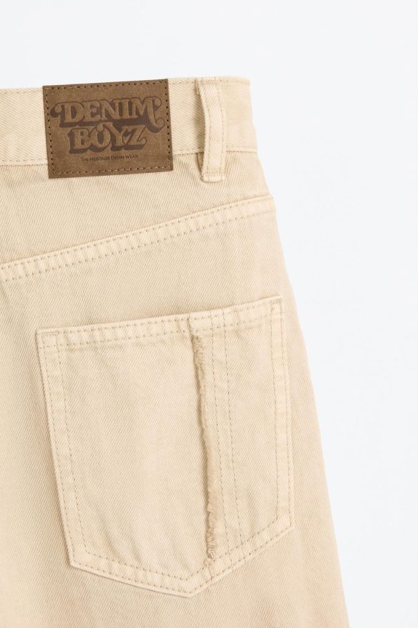 Stitched Wide Leg Jeans