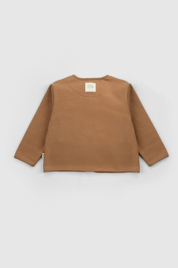 Organic Cotton Baby Jacket Brown
