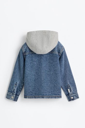 Hooded Denim Jacket