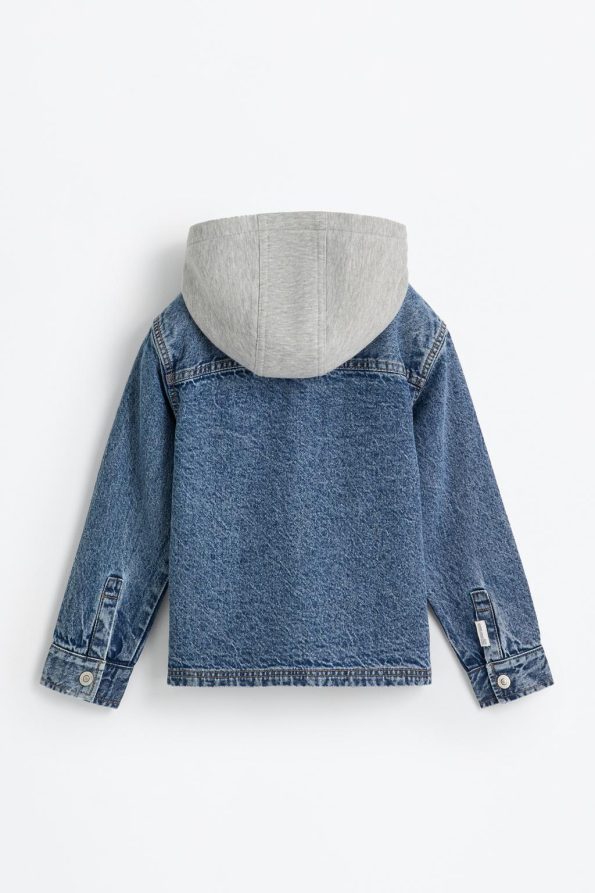 Hooded Denim Jacket
