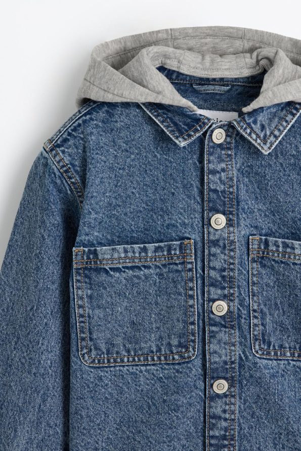 Hooded Denim Jacket