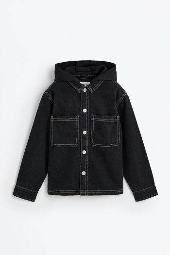 Hooded Denim Jacket