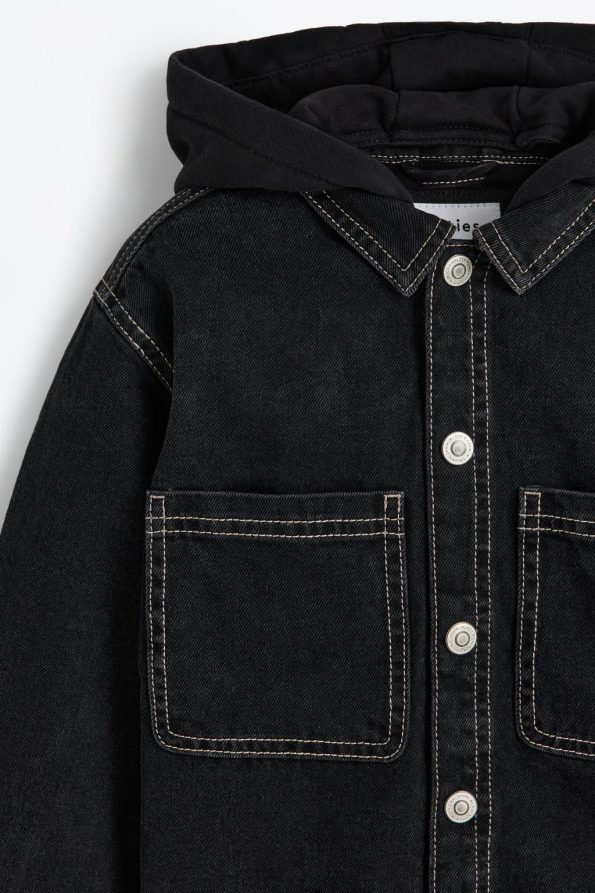 Hooded Denim Jacket