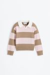 Knitted Polo Neck Sweater