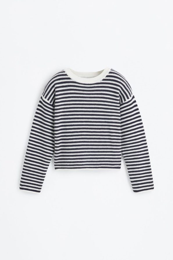 Striped Knit Sweater