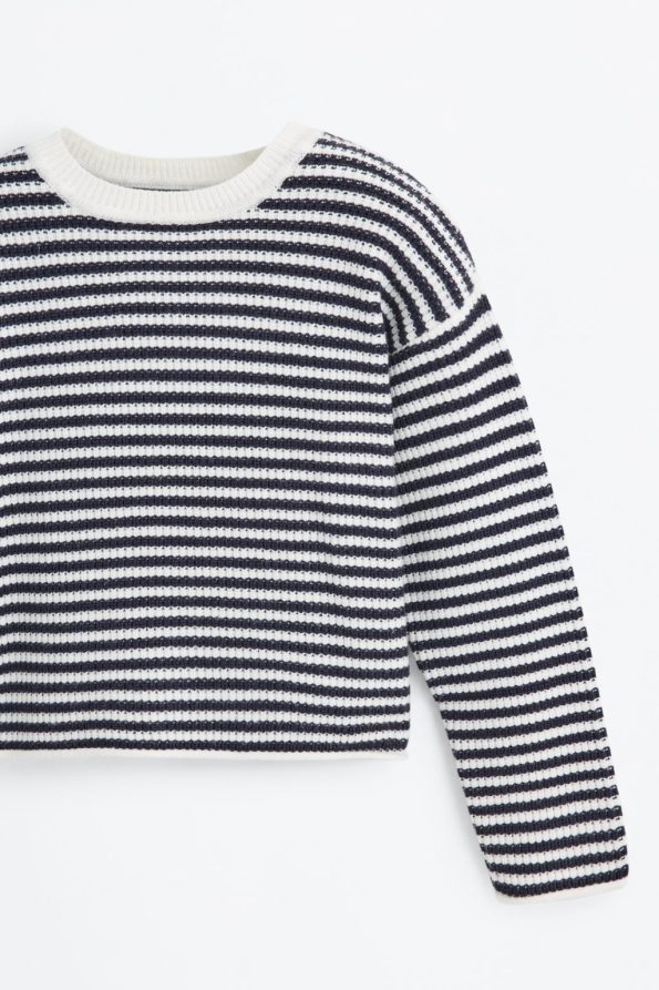 Striped Knit Sweater