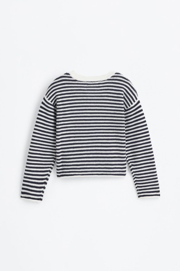 Striped Knit Sweater