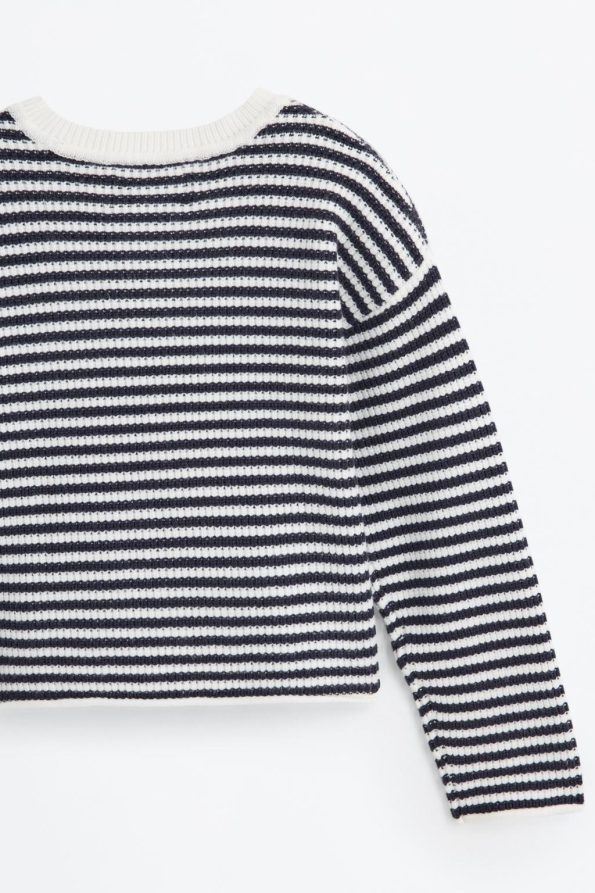 Striped Knit Sweater