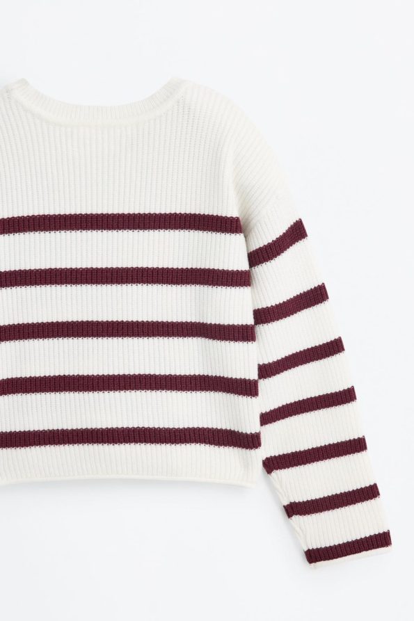 Striped Knit Sweater