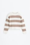 Striped Knit Sweater