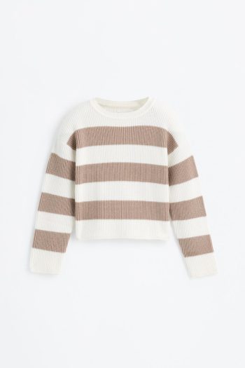 Striped Knit Sweater