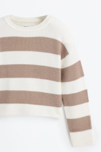 Striped Knit Sweater