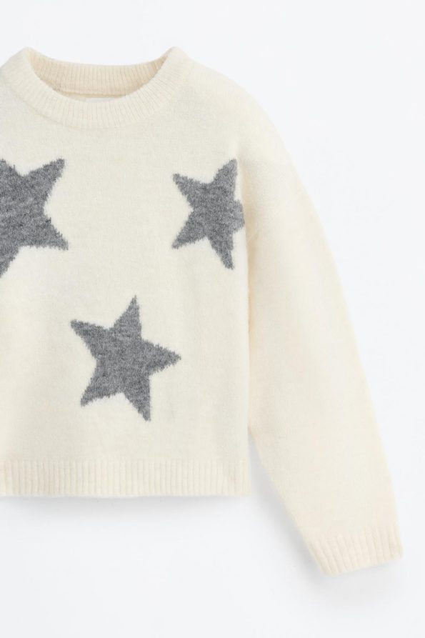 Woven Pattern Sweater