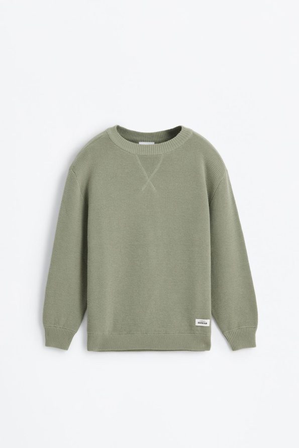 Textured Fabric Sweater