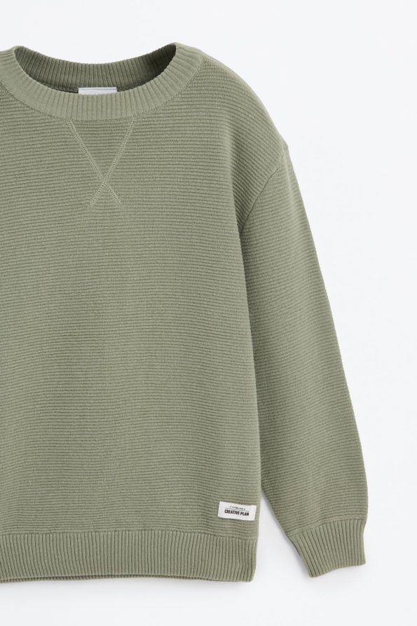 Textured Fabric Sweater