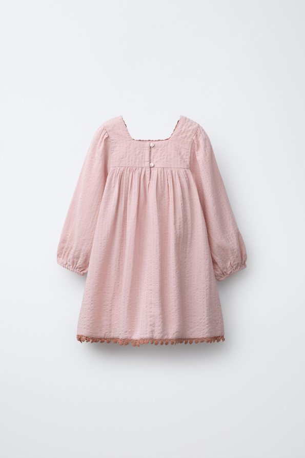 Lace-Trimmed Dress