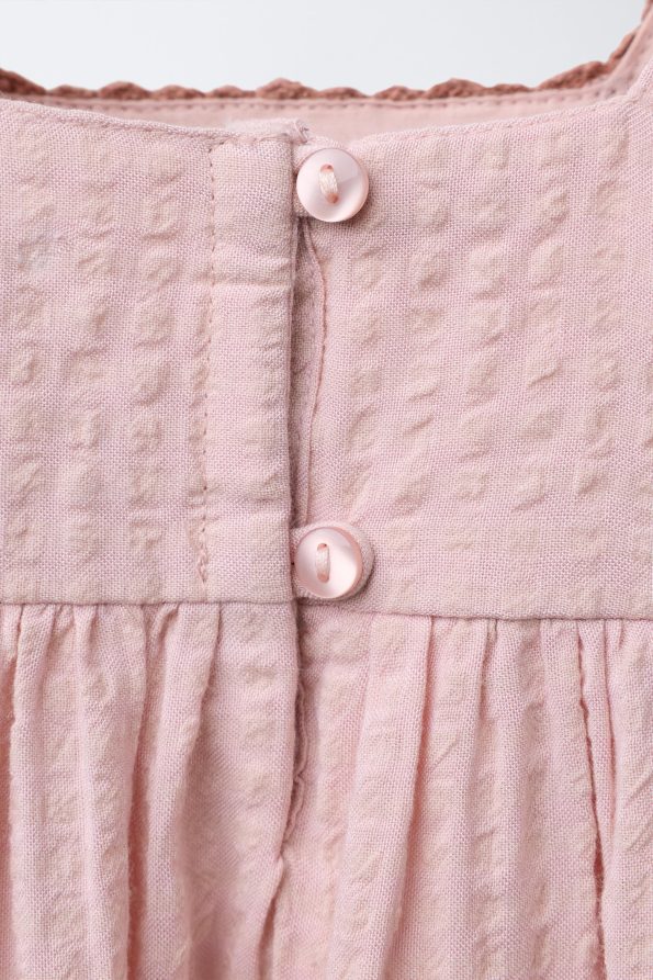 Lace-Trimmed Dress
