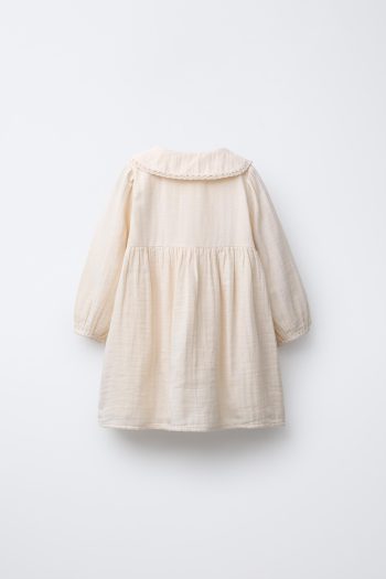 Embroidered Flower Pattern Dress