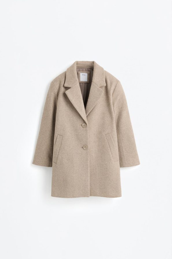 Long Fabric Coat