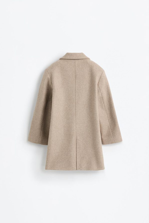 Long Fabric Coat