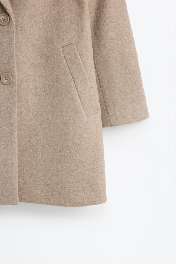 Long Fabric Coat