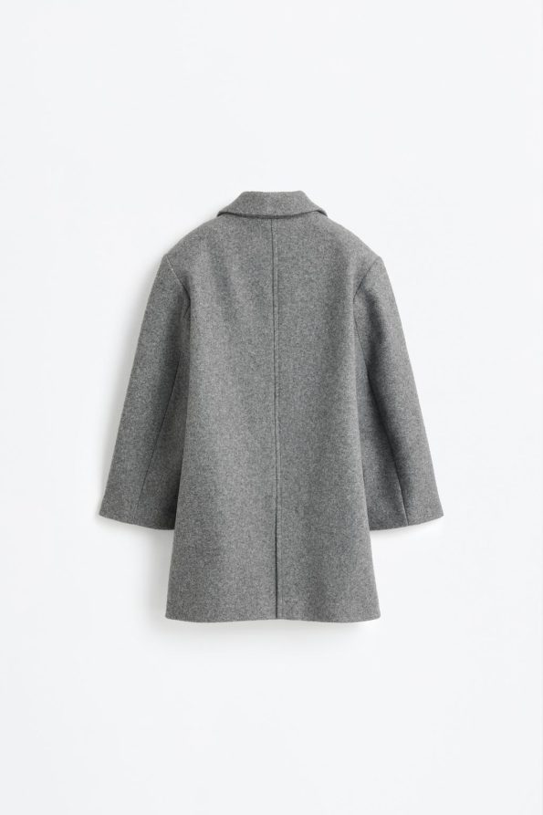 Long Fabric Coat