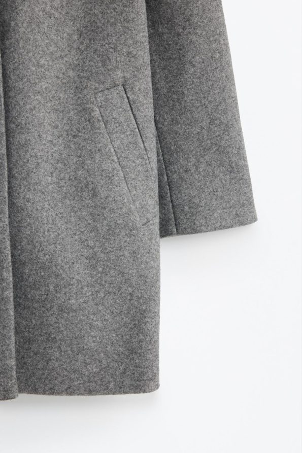 Long Fabric Coat