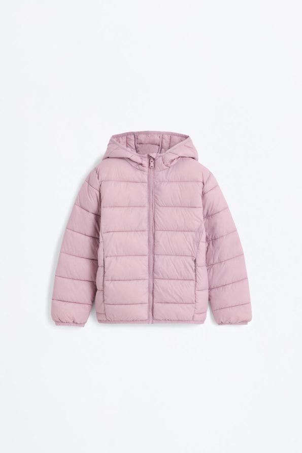 Lightweight Hooded Puffer Jacket