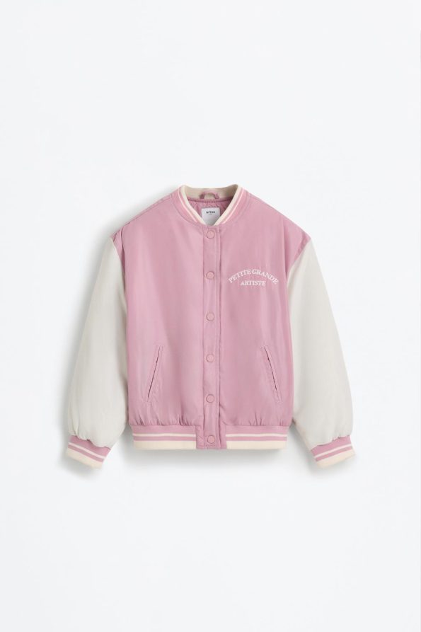 Patchwork Quilted Bomber Jacket