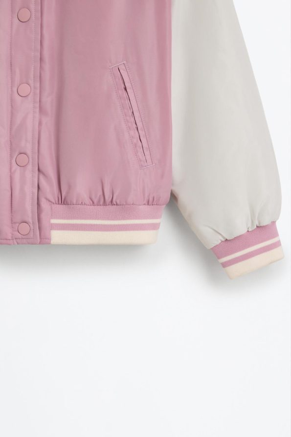 Patchwork Quilted Bomber Jacket