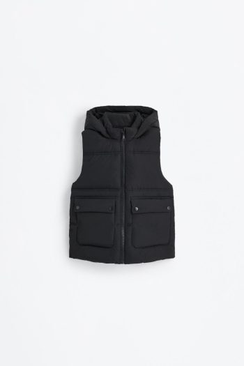 Hooded Puffer Vest