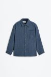 Checkered Button-Up Shirt