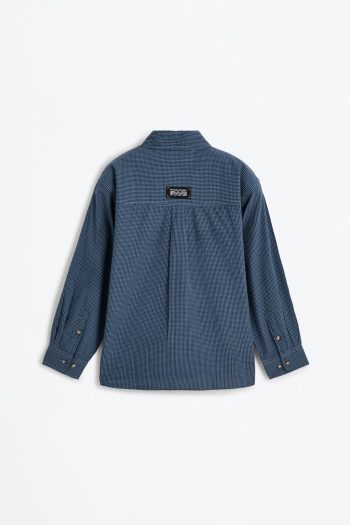 Checkered Button-Up Shirt